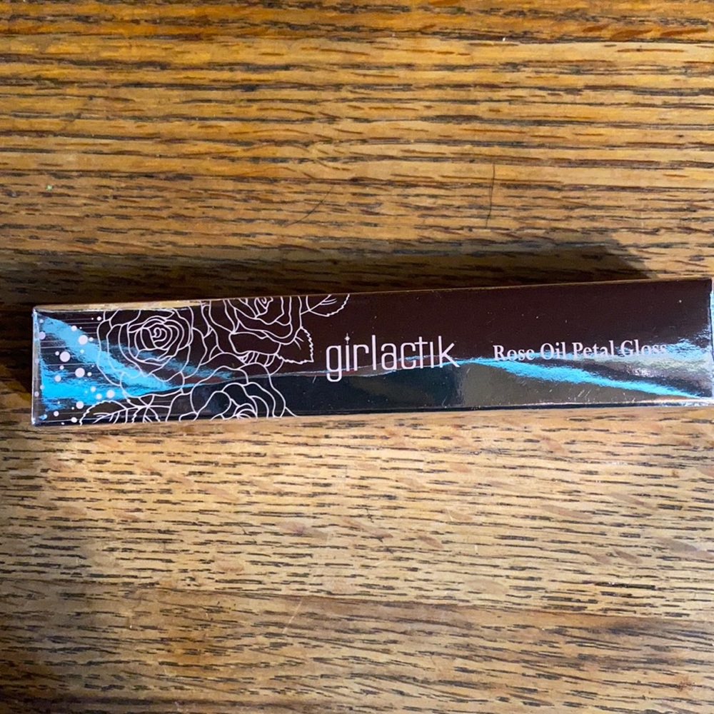 Girlactik Rose Oil Petal Lip Gloss- LA Rose NIB